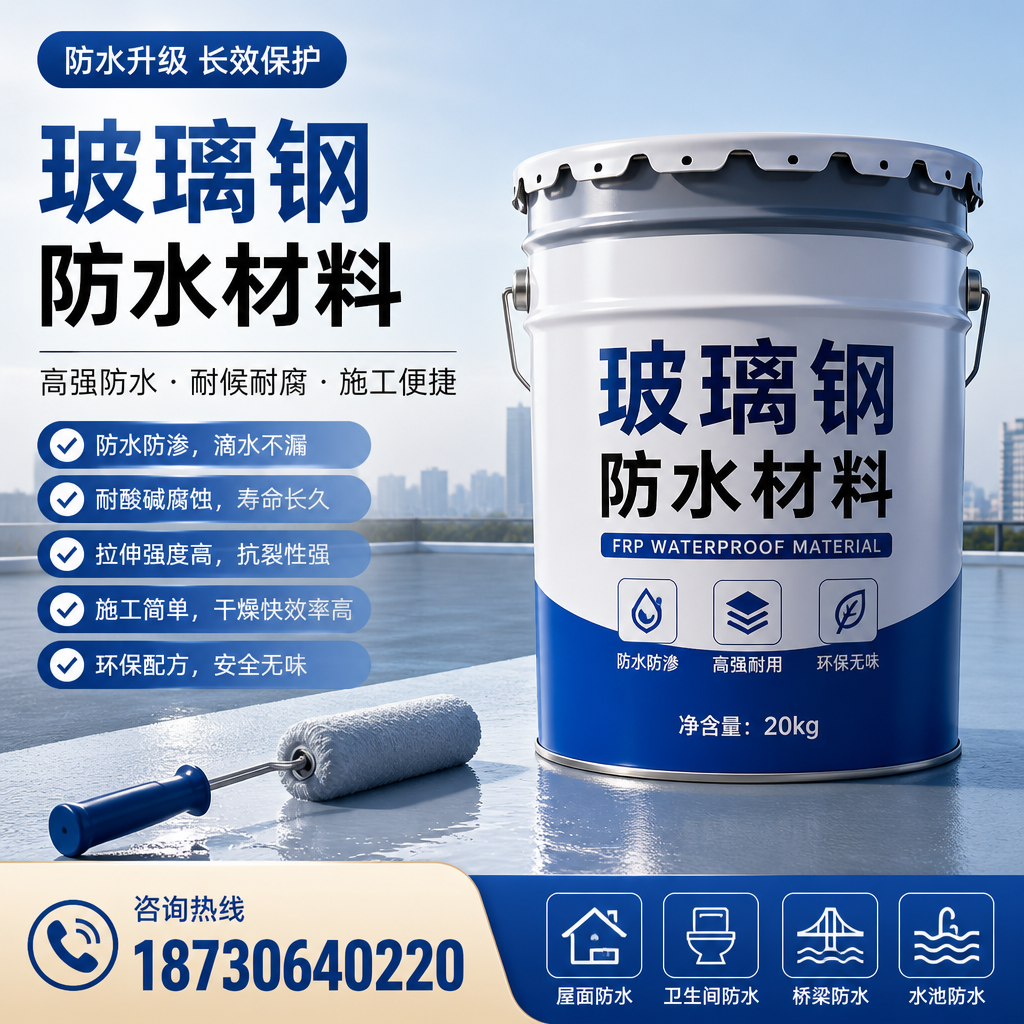 专家解析：玻璃钢防水材料的市场前景分析在 滨州